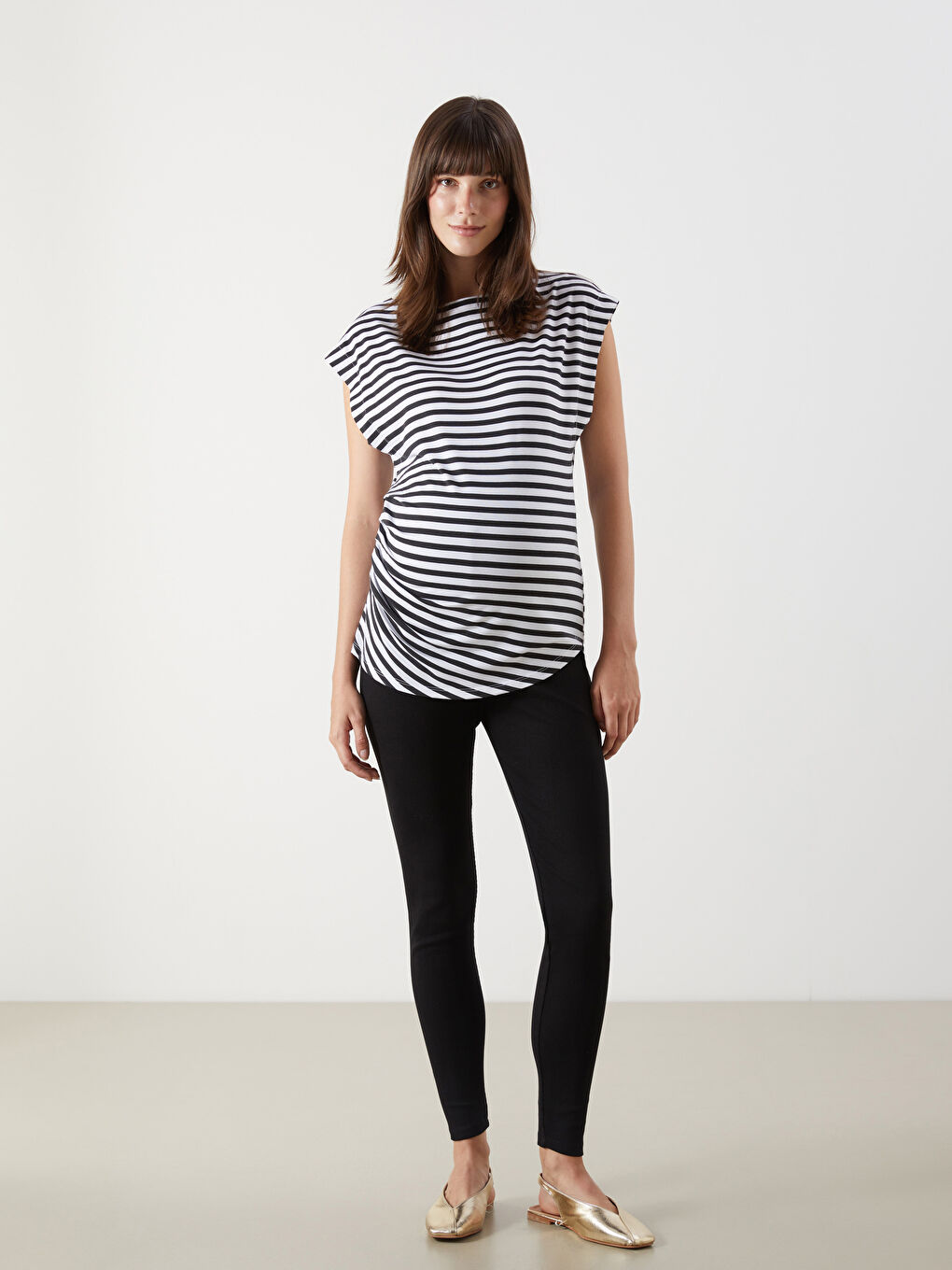 LCWAIKIKI Maternity Belly Panel Maternity Leggings -W52524Z8-CVL