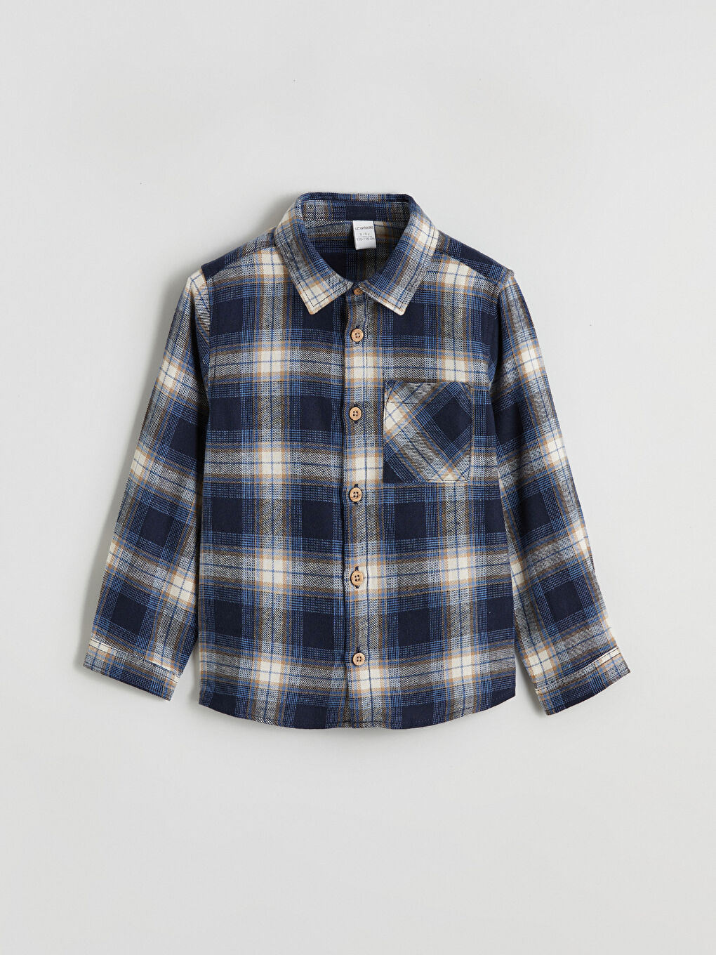 Plaid Patterned Boys' Shirt