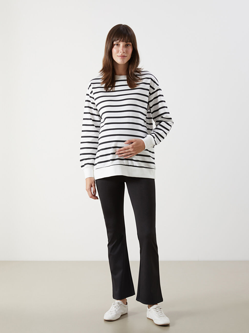LCWAIKIKI Maternity Belly Panel Maternity Leggings -W52534Z8-CVL