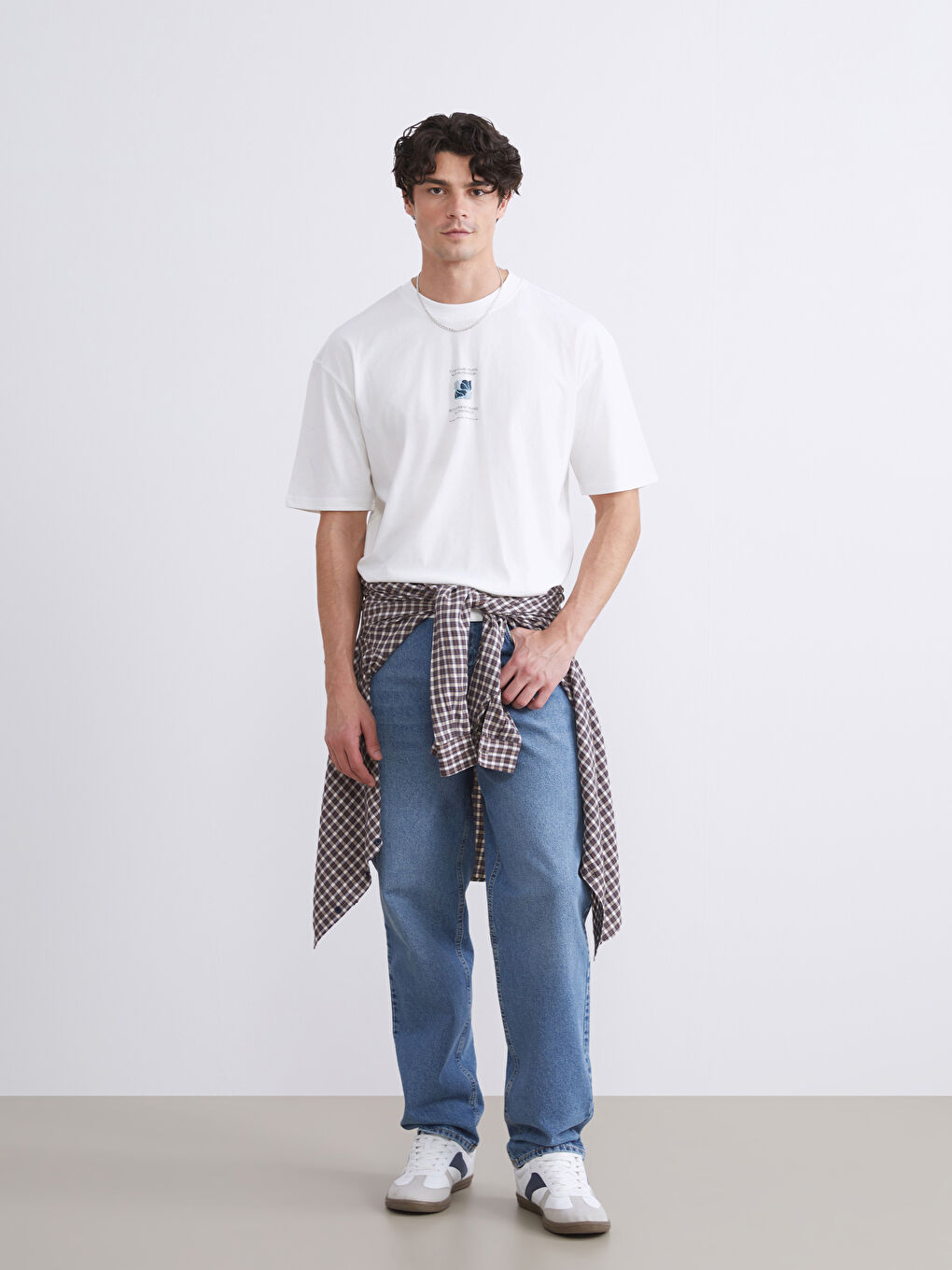 XSIDE Crew Neck Printed Jersey Men's T-Shirt -W52542Z8-R9J