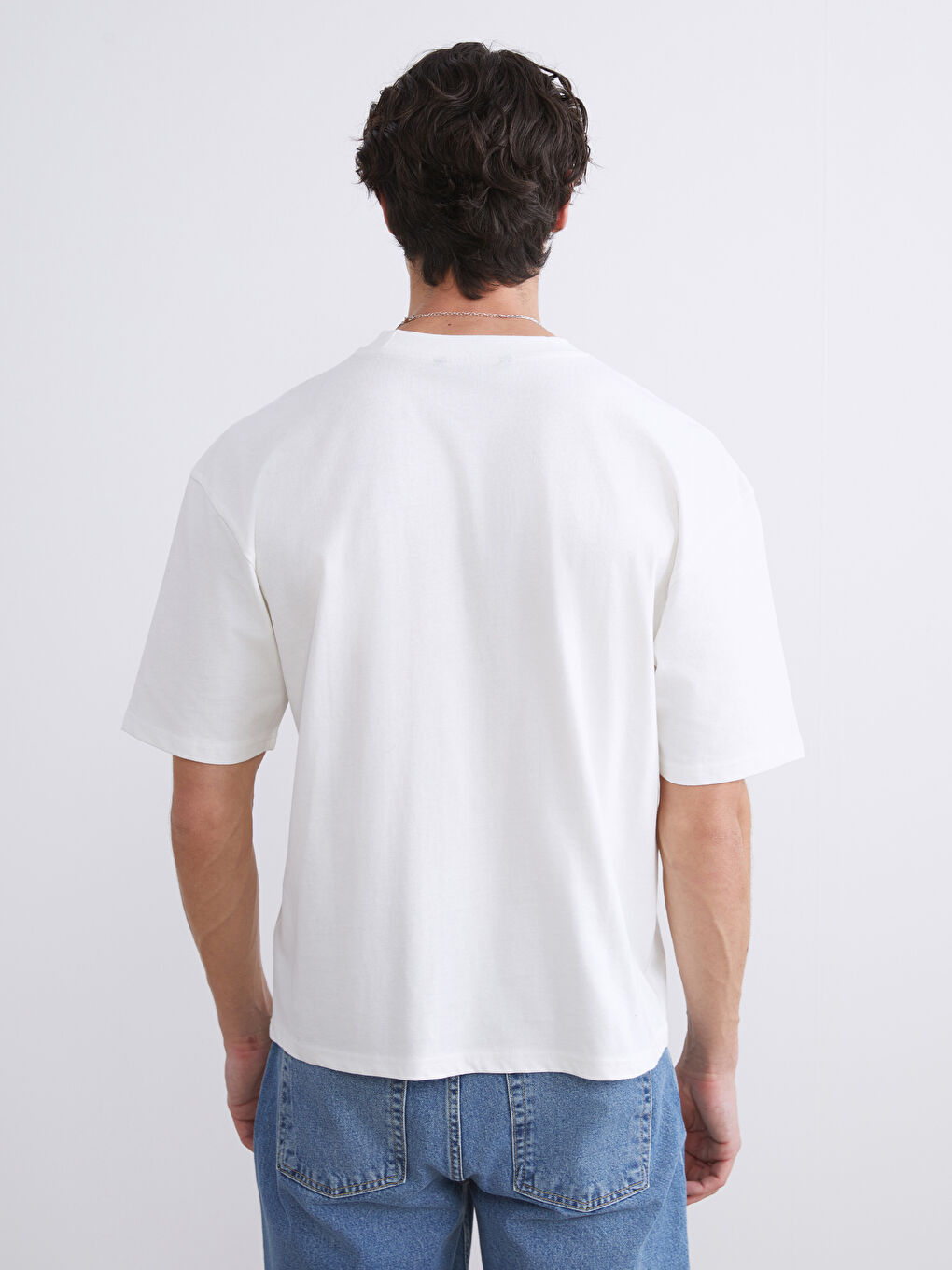 XSIDE Crew Neck Printed Jersey Men's T-Shirt -W52542Z8-R9J
