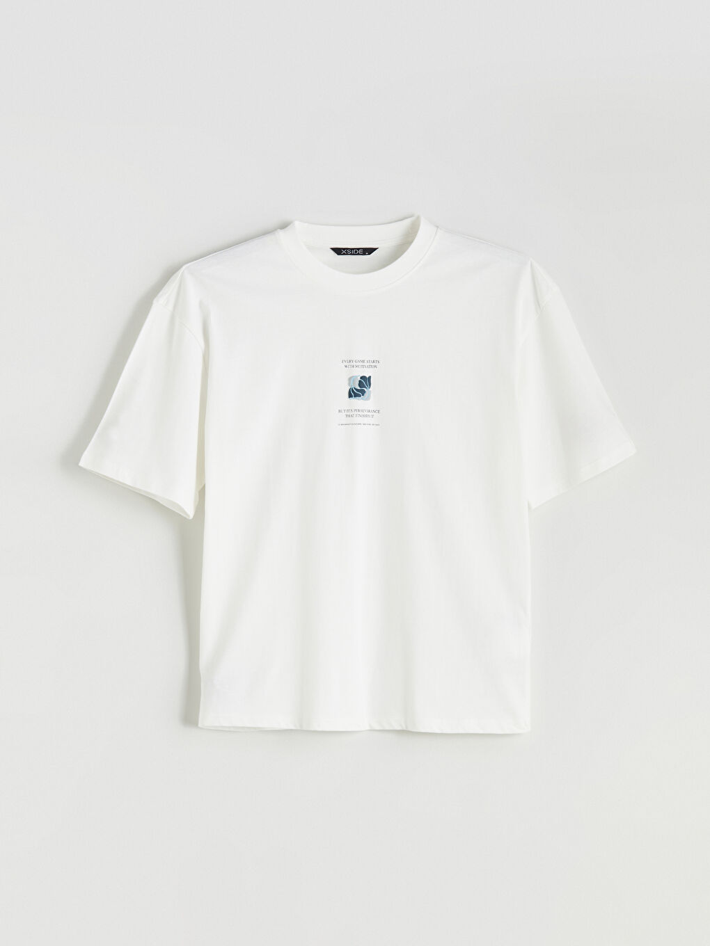 XSIDE Crew Neck Printed Jersey Men's T-Shirt -W52542Z8-R9J