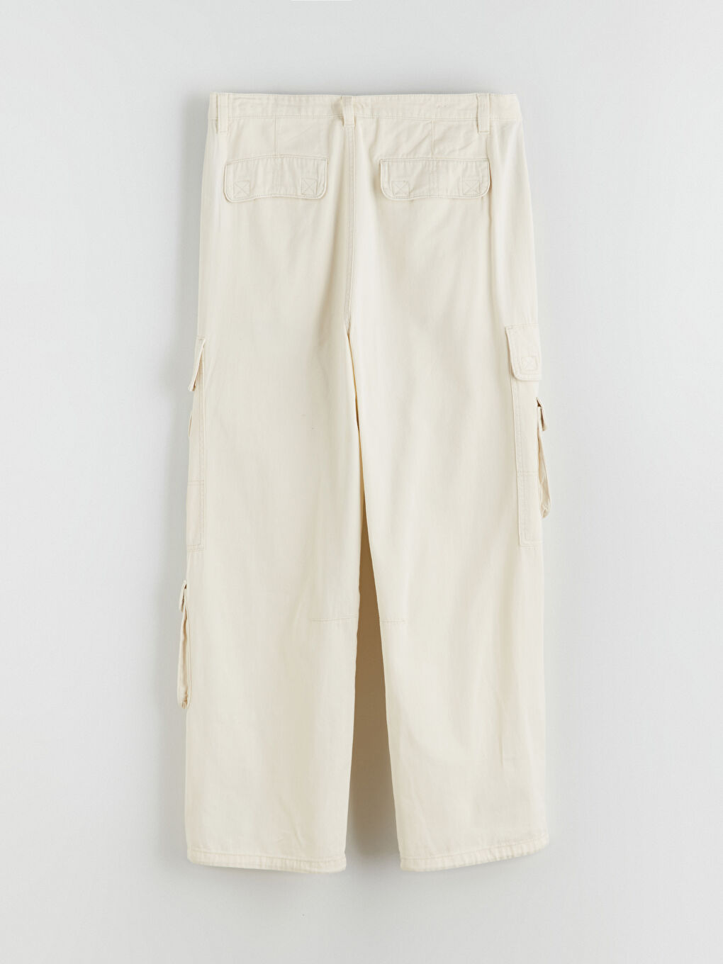 Gri Rahat Kalıp Erkek Kargo Pantolon-7