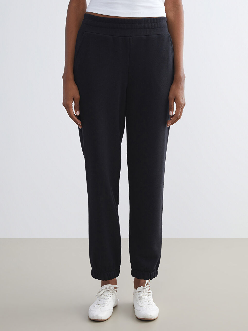 LCW Vision Elasticated Waist Women's Jogger Sweatpants -W52546Z8-CVL