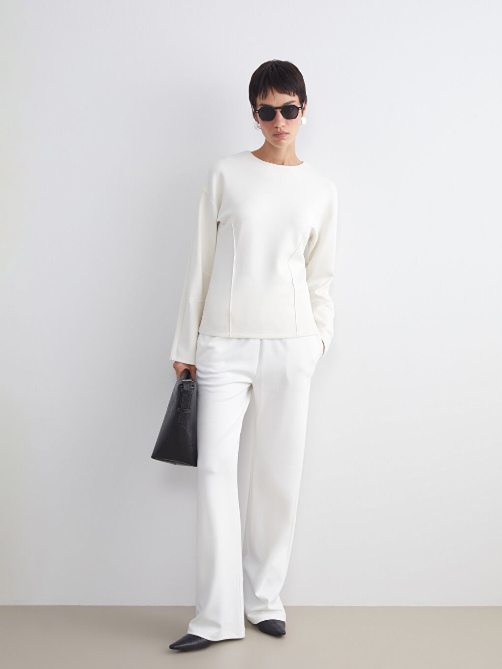 LCW Vision Elasticated Waist Women's Trousers -W52547Z8-EEW