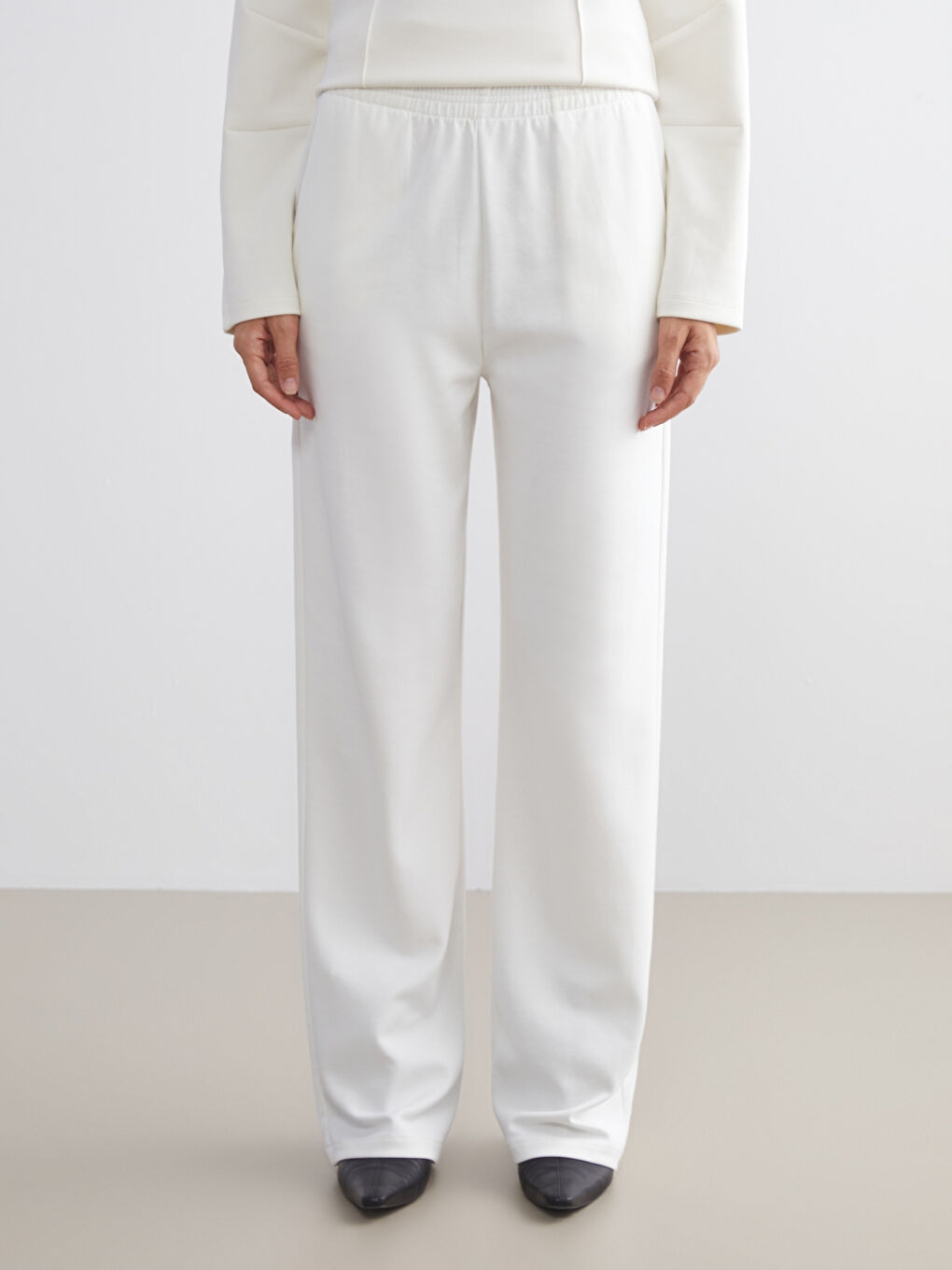 LCW Vision Elasticated Waist Women's Trousers -W52547Z8-EEW