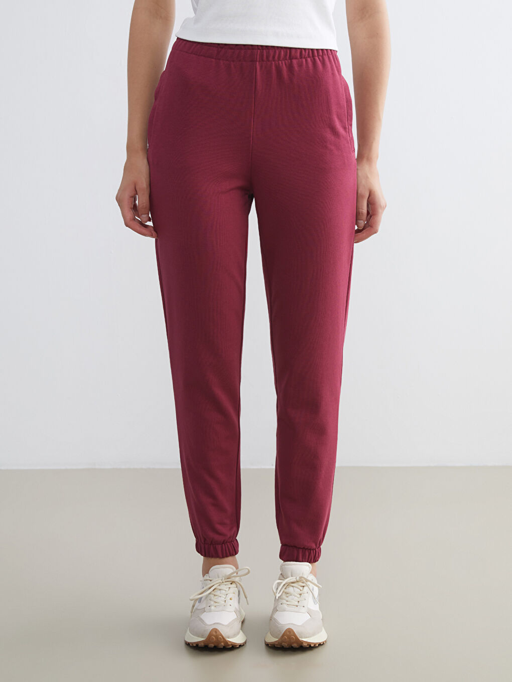 LCW Vision Elasticated Waist Women's Jogger Sweatpants -W52549Z8-HFC