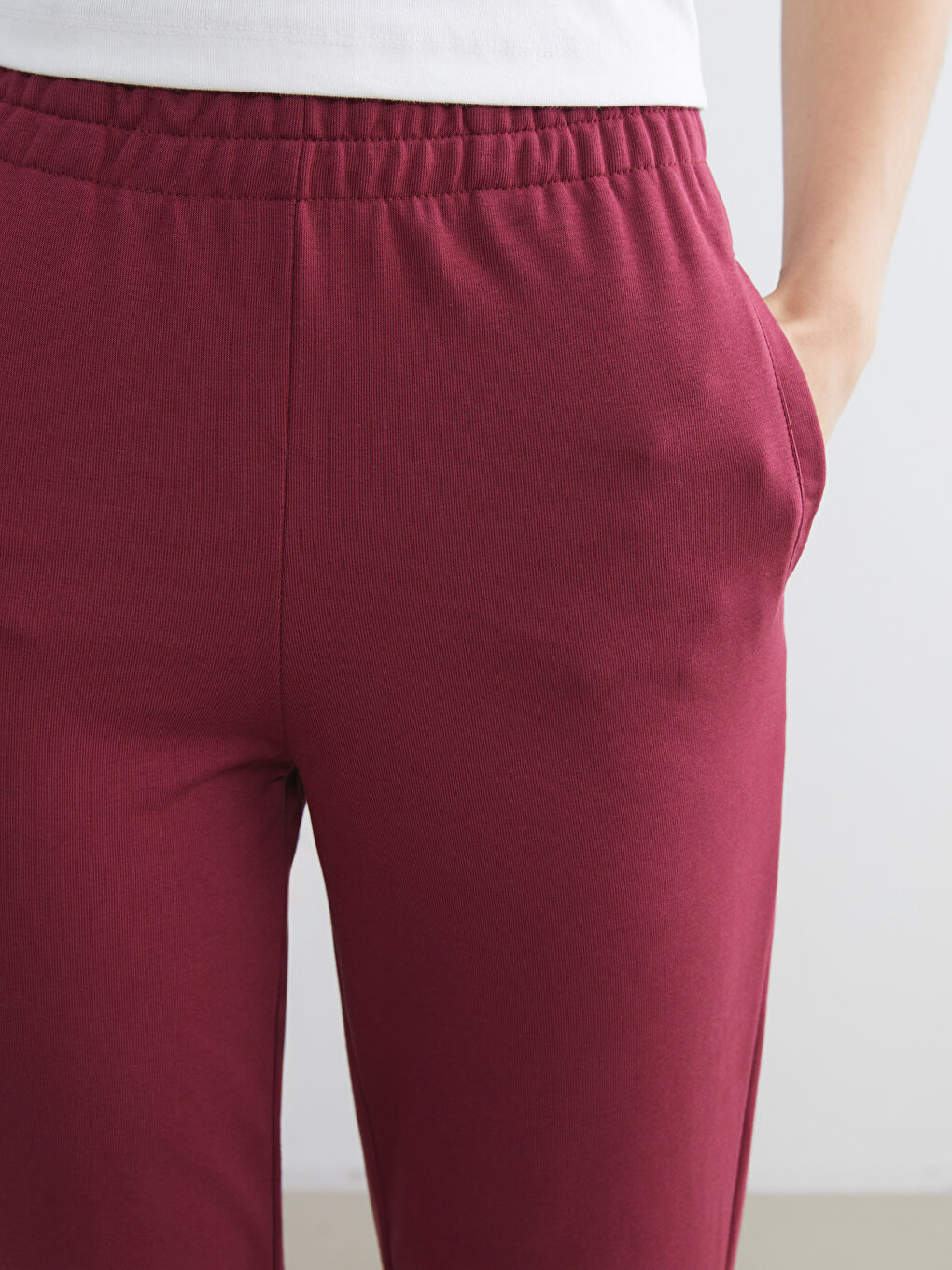 LCW Vision Elasticated Waist Women's Jogger Sweatpants -W52549Z8-HFC