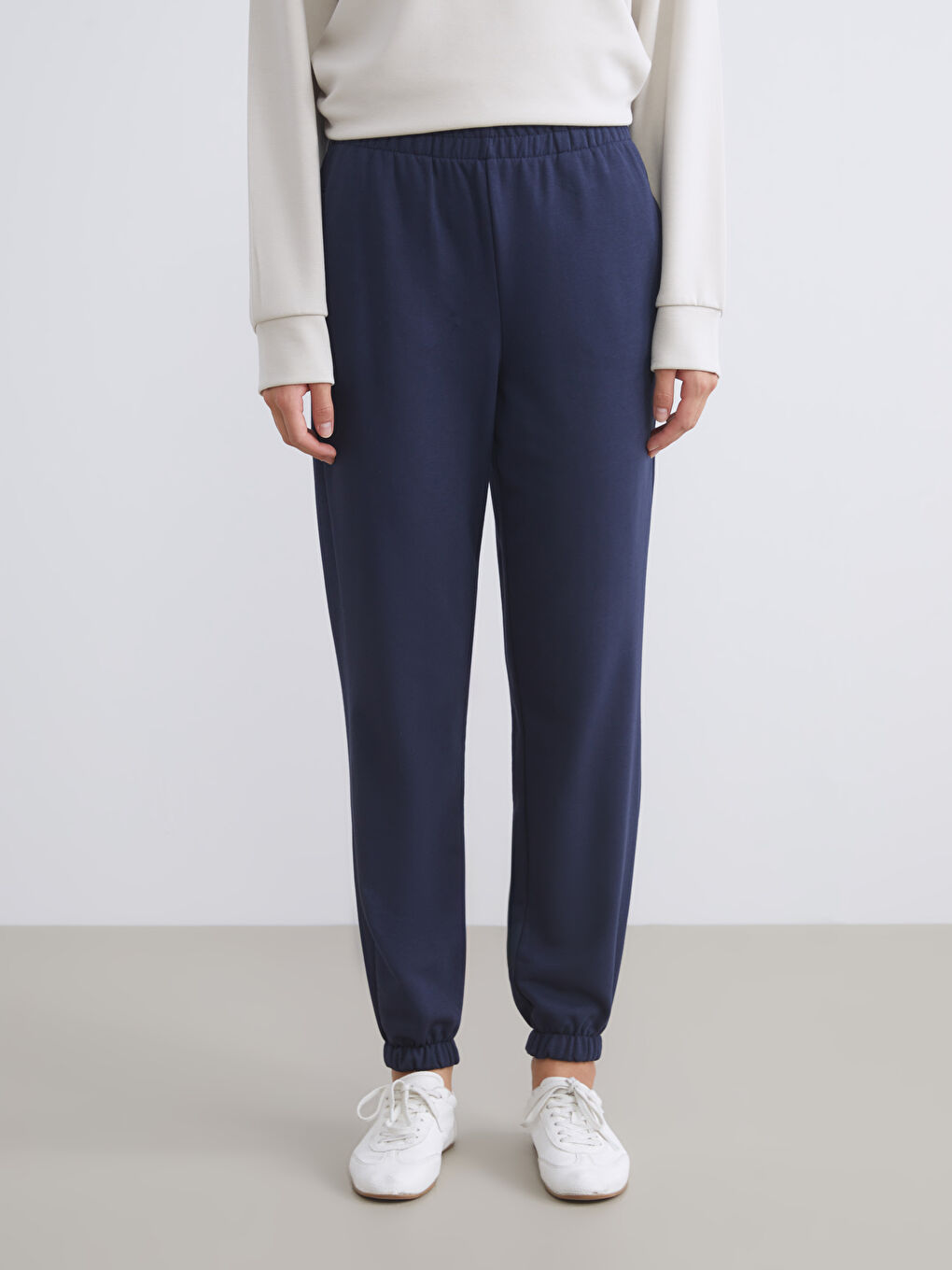 LCW Vision Elasticated Waist Women's Jogger Sweatpants -W52549Z8-HRC