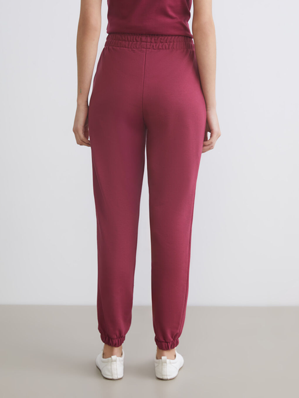 Elasticated Waist Women's Jogger Sweatpants-6