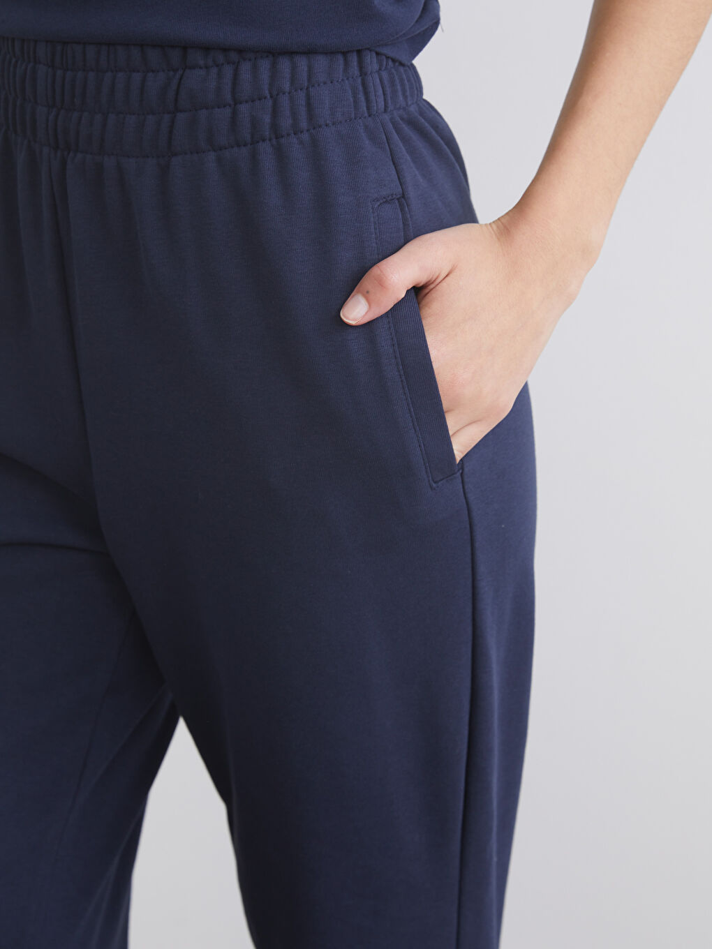 Elasticated Waist Women's Jogger Sweatpants-2