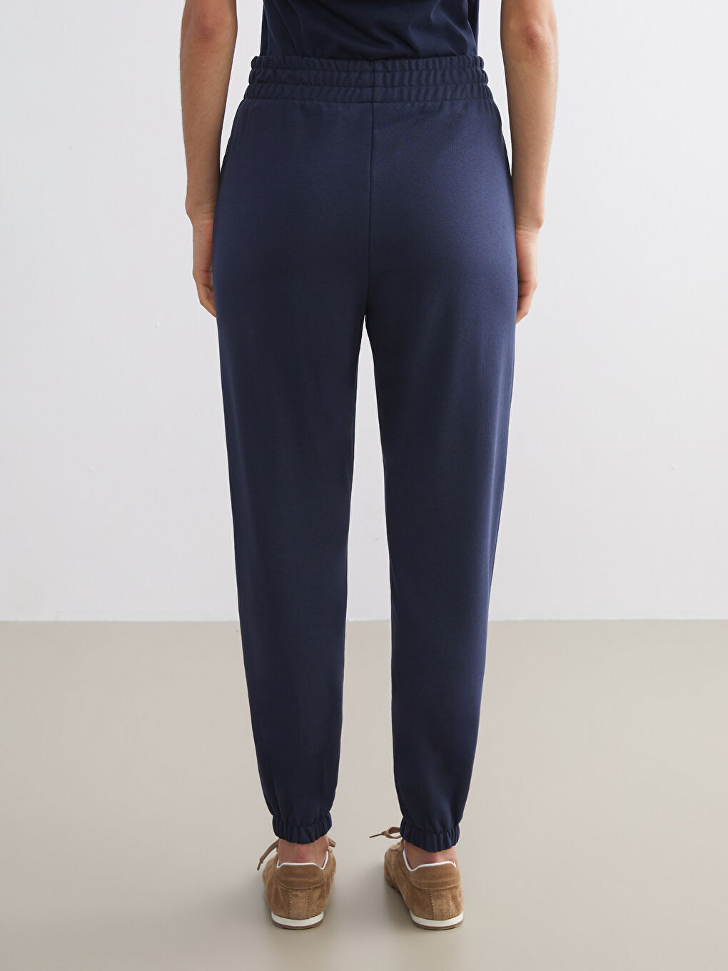 Elasticated Waist Women's Jogger Sweatpants-3