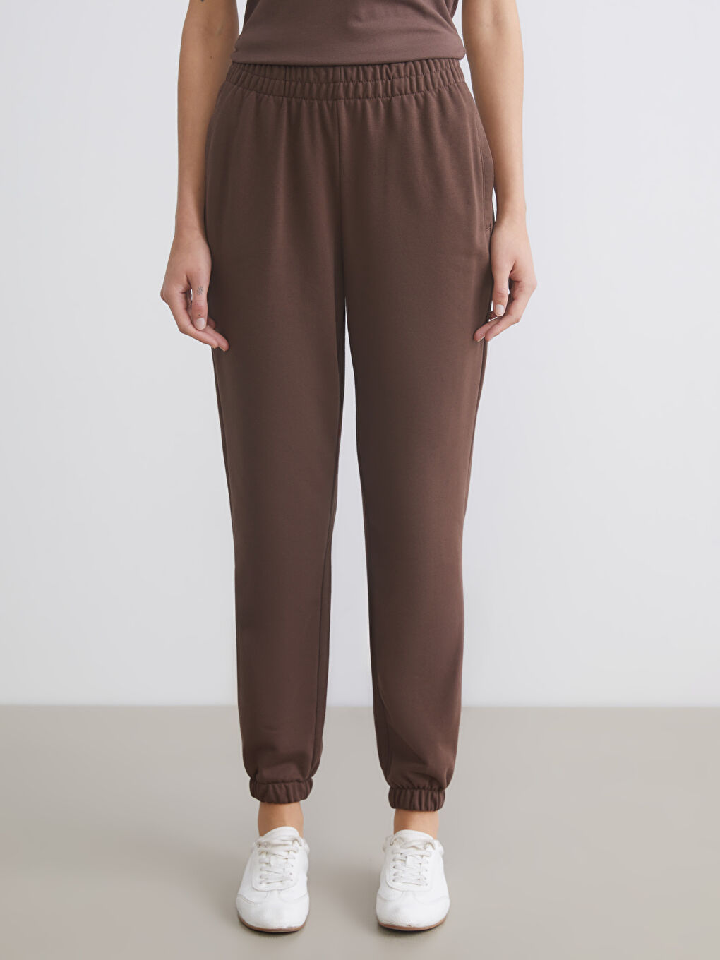 Elasticated Waist Women's Jogger Sweatpants-2