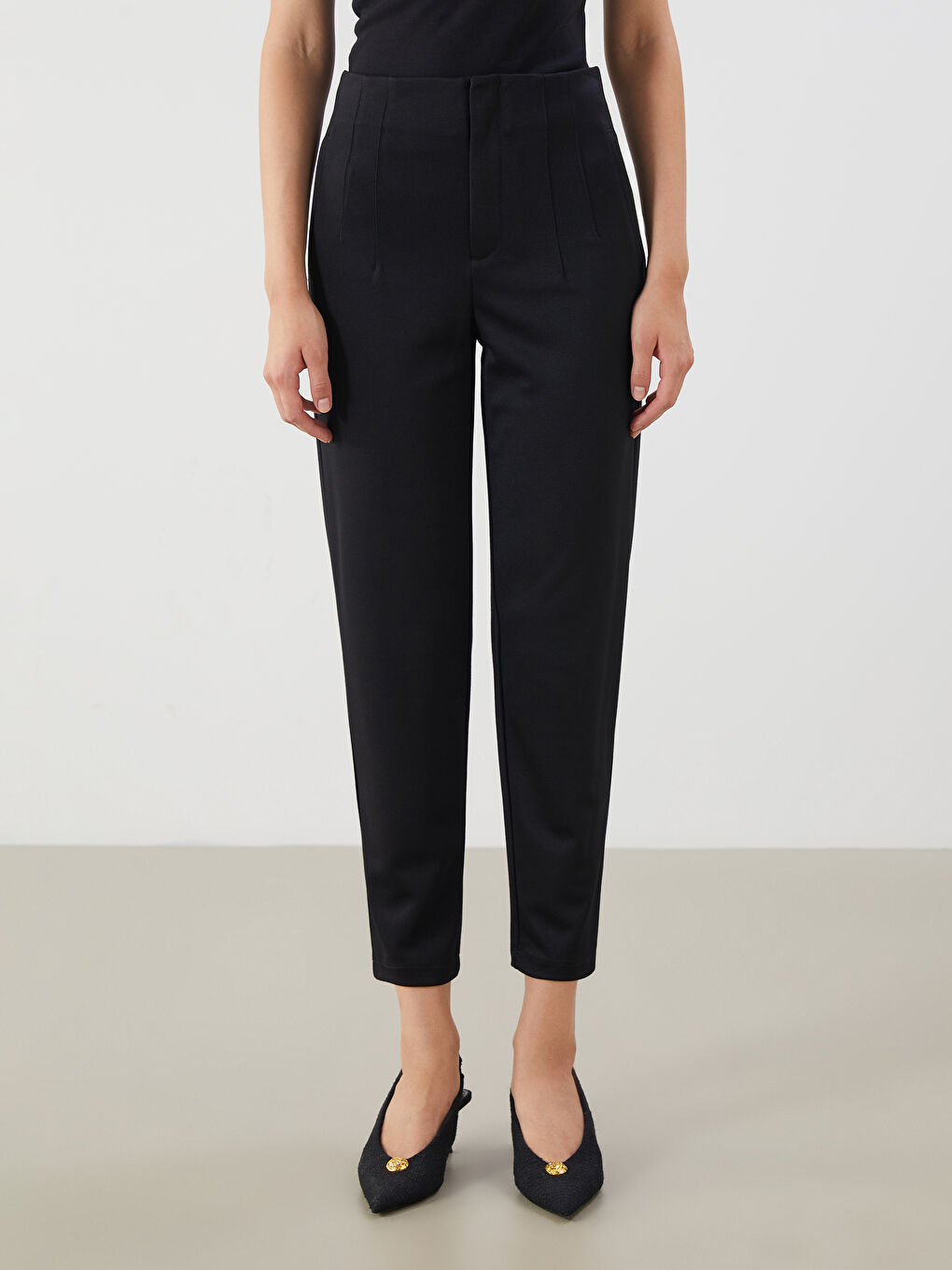 LCW Vision Woman BLACK Trousers -W52553Z8-CVL