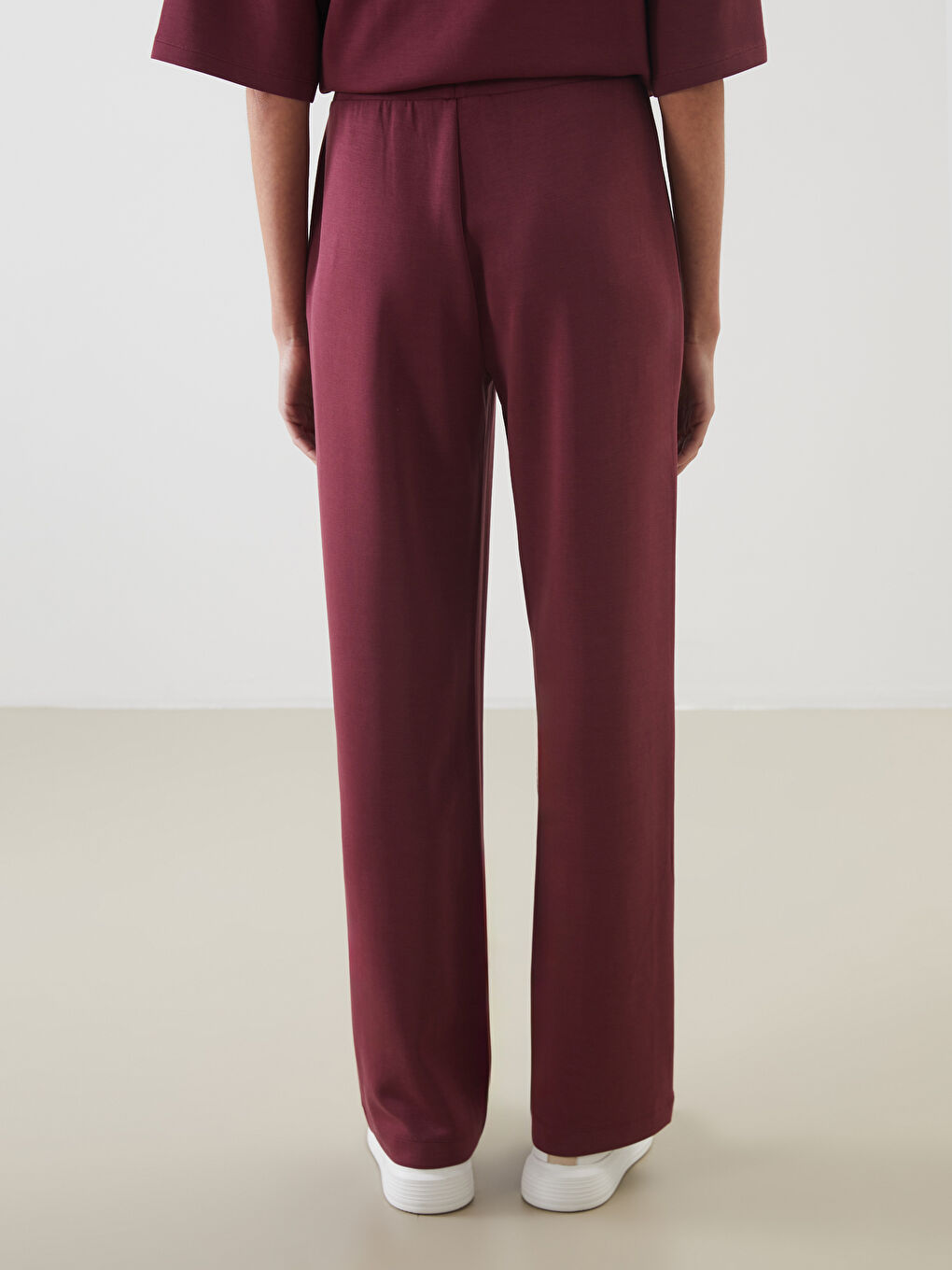 LCW Vision Women's Sweatpants with Elasticated Waist and Modal Blend -W52555Z8-HJC