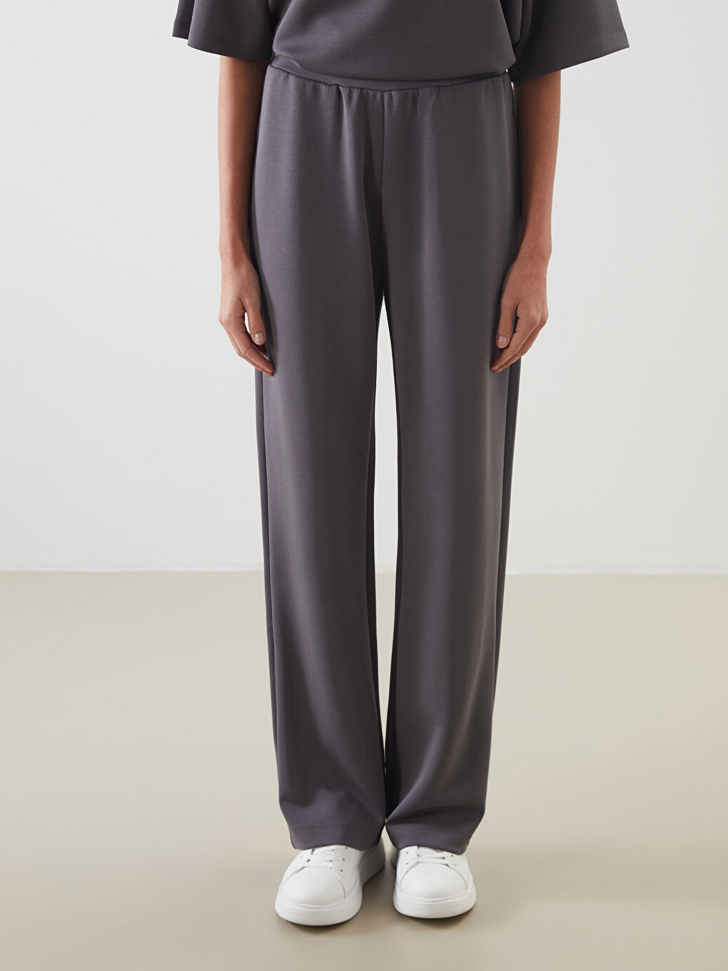 LCW Vision Women's Sweatpants with Elasticated Waist and Modal Blend -W52557Z8-JNL