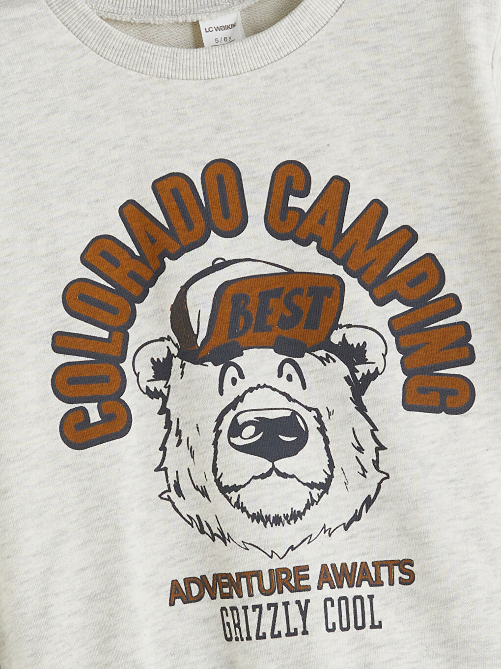 LCW Kids Crew Neck Boys' Sweatshirt -W52572Z1-CX8