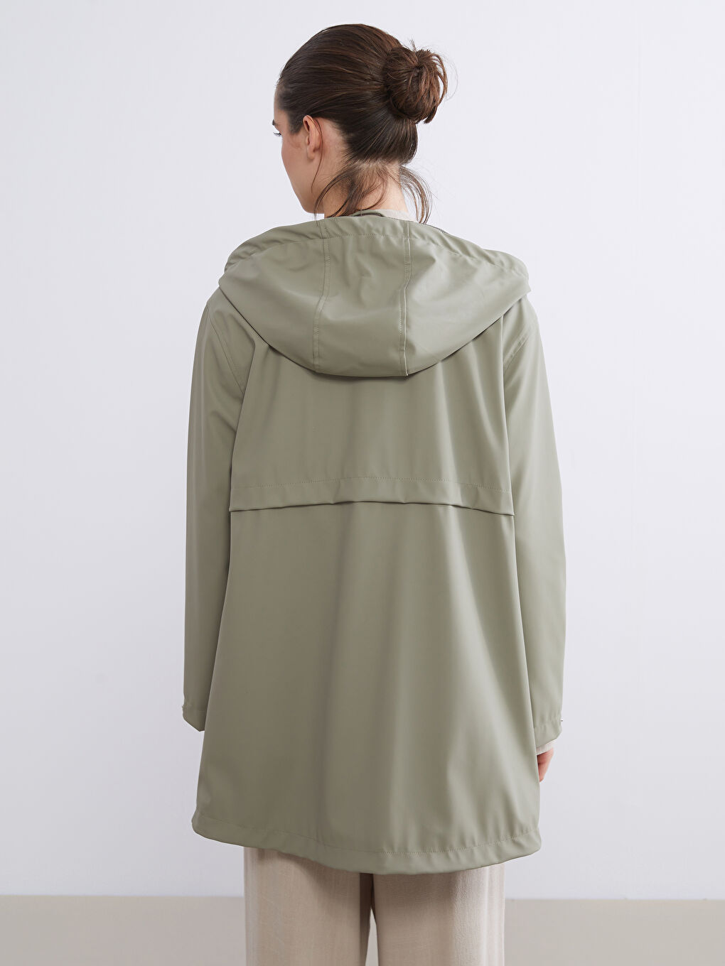 LCW Vision Hooded Women's Raincoat -W52596Z8-YCQ