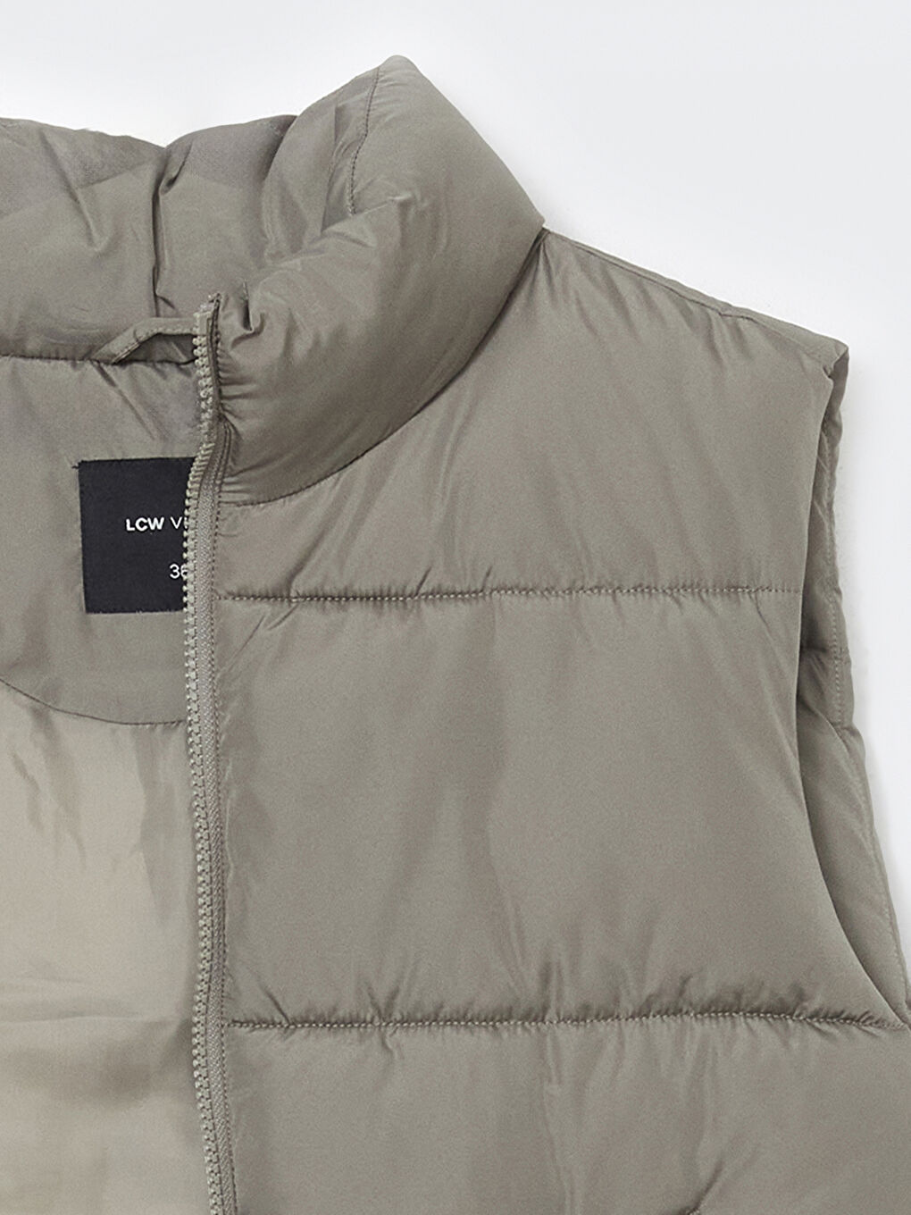 LCW Vision Funnel Neck Women's Puffer Gilet -W52600Z8-YGN