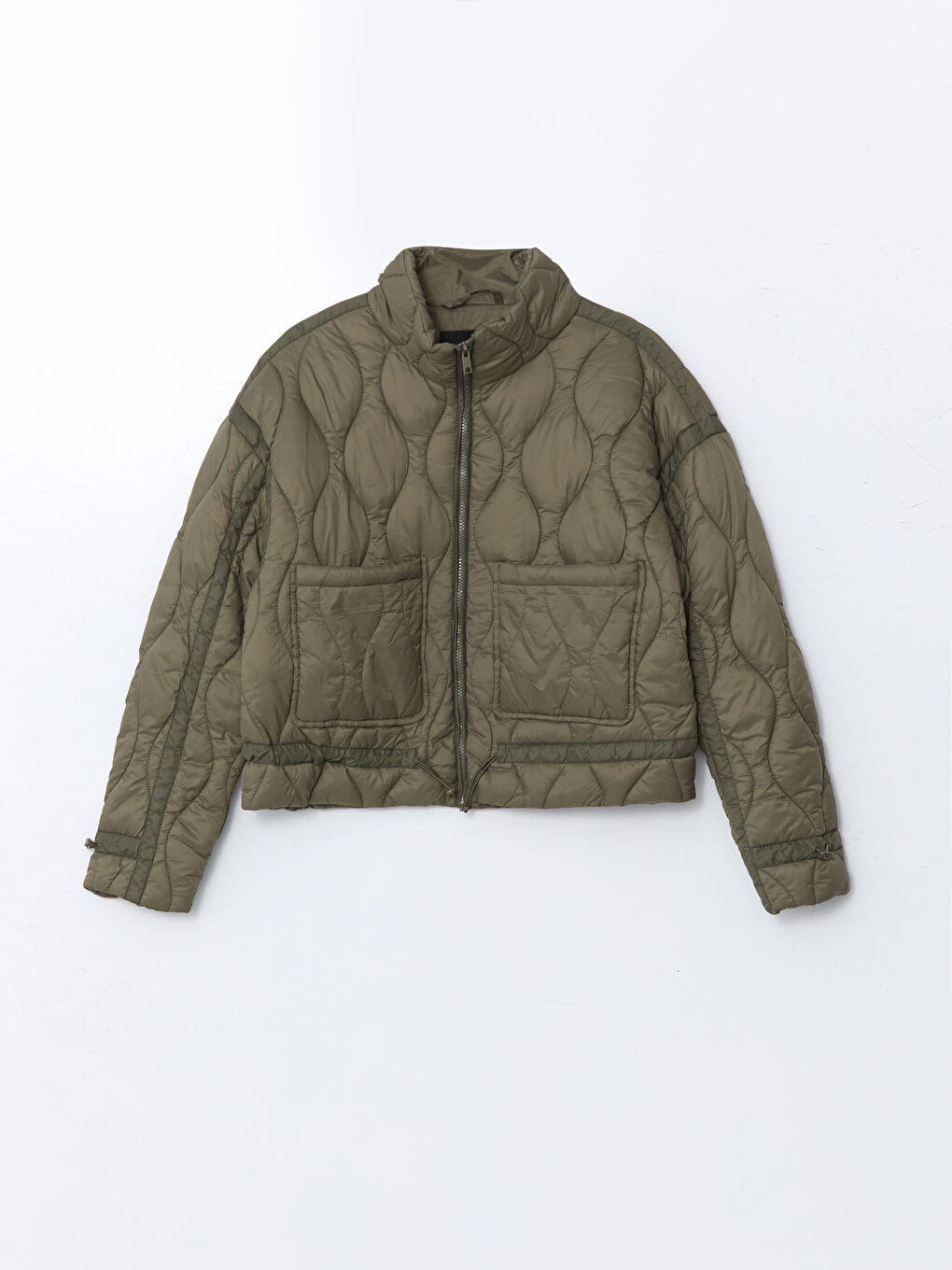 LCW Vision Funnel Neck Quilted Women's Puffer Coat -W52609Z8-RSX