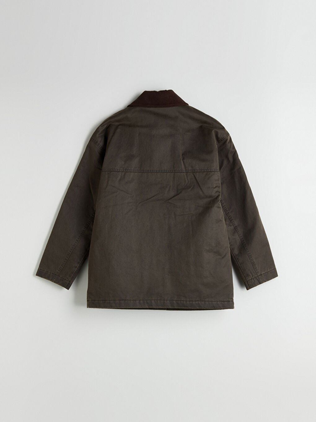 LCW Vision Woman KHAKI Coat -W52619Z8-CTY