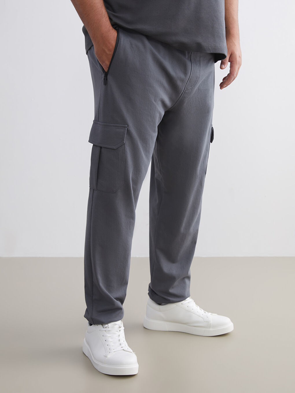 Man GREY Sweatpants-5
