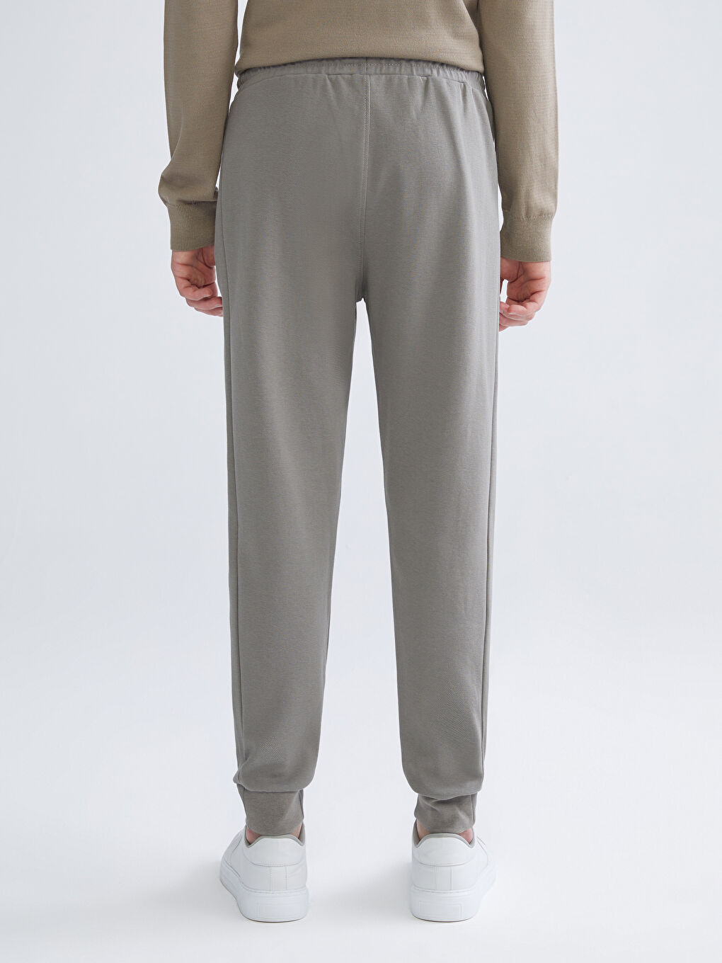 Gri Standart Kalıp Erkek Jogger Eşofman Altı-3