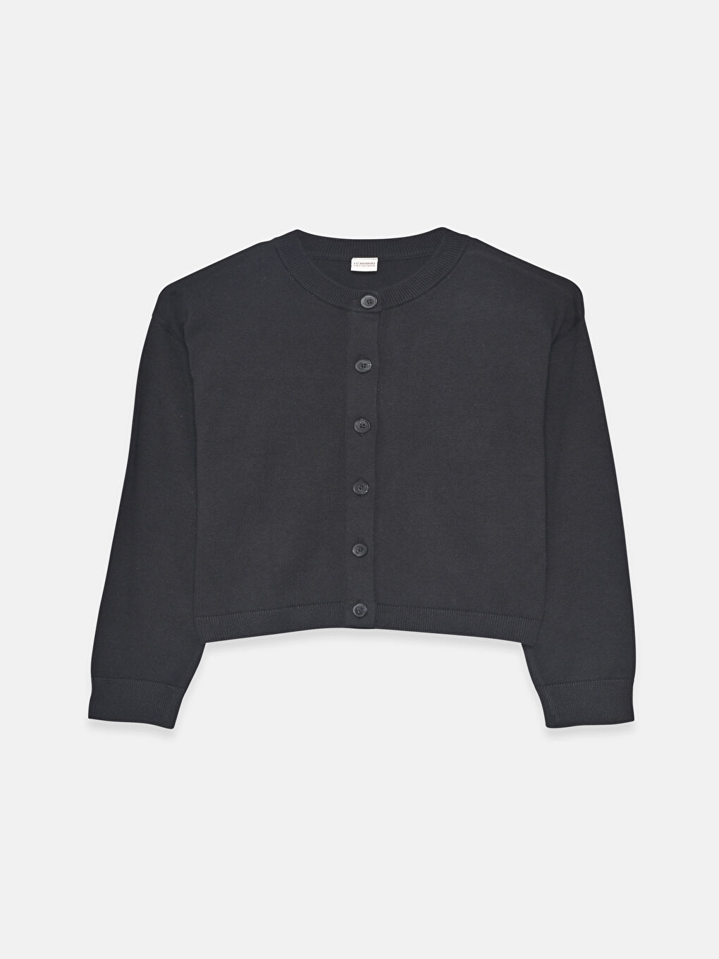 Кардиган для дівчаток з круглим вирізом горловини