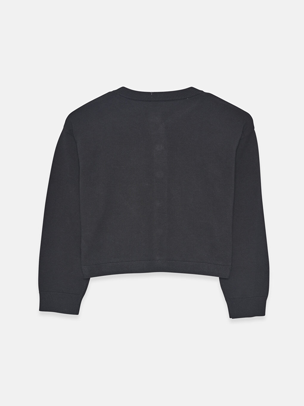 Кардиган для дівчаток з круглим вирізом горловини-1