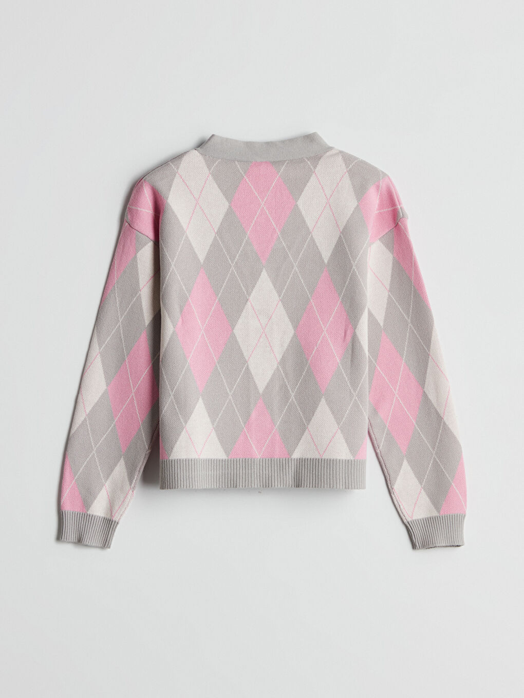 LCW Kids Crew Neck Girls Knitted Cardigan -W52625Z4-MHY