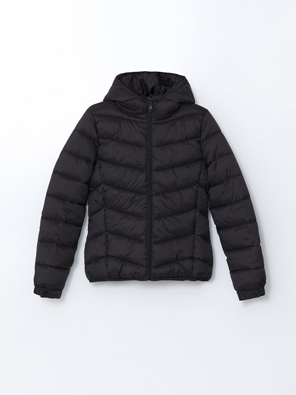 LCW Vision Hooded Women's Puffer Coat -W52642Z8-CVL