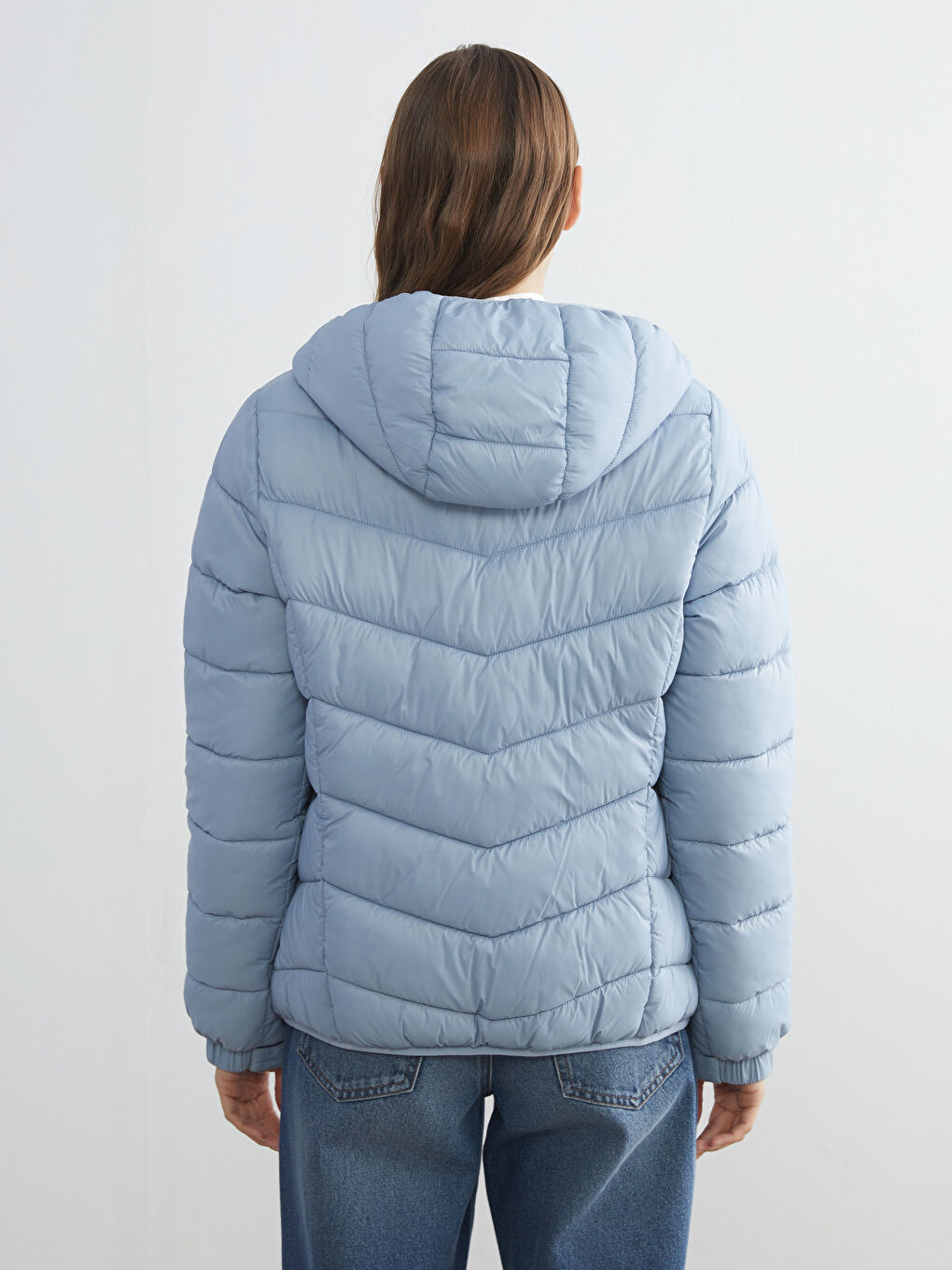 LCW Vision Hooded Women's Puffer Coat -W52642Z8-VZF