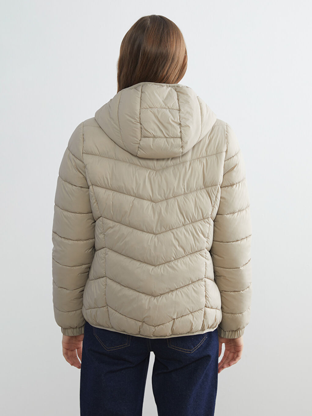LCW Vision Hooded Women's Puffer Coat -W52642Z8-YBG