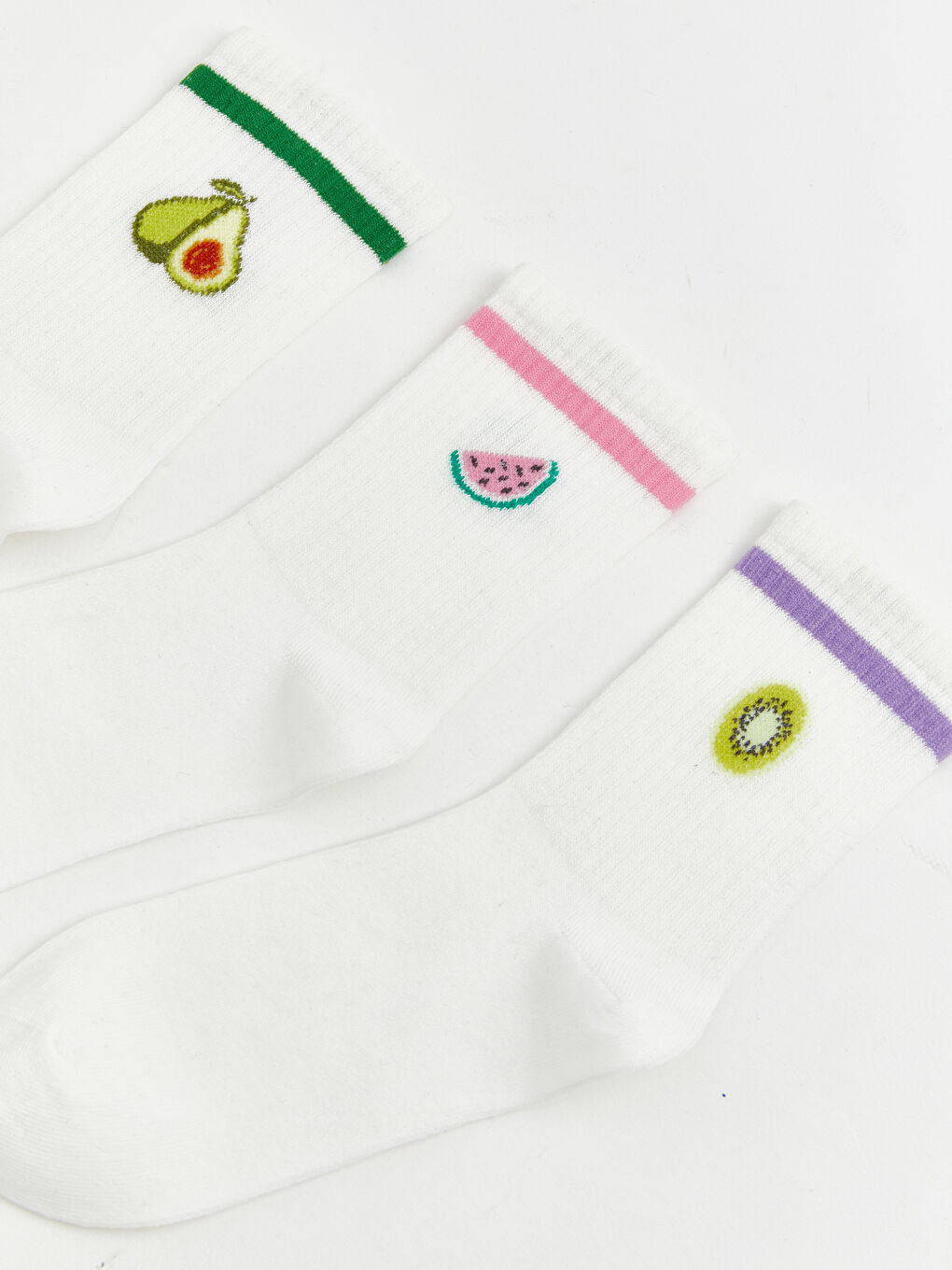 Fruit Patterned Women's Ankle Socks 3-pack-1