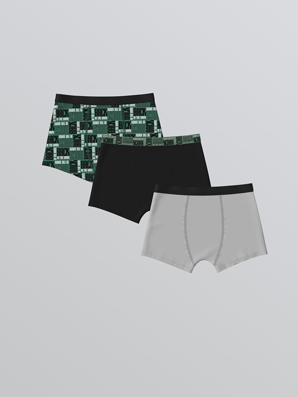 Printed Boys' Boxer Trunks 3-Pack