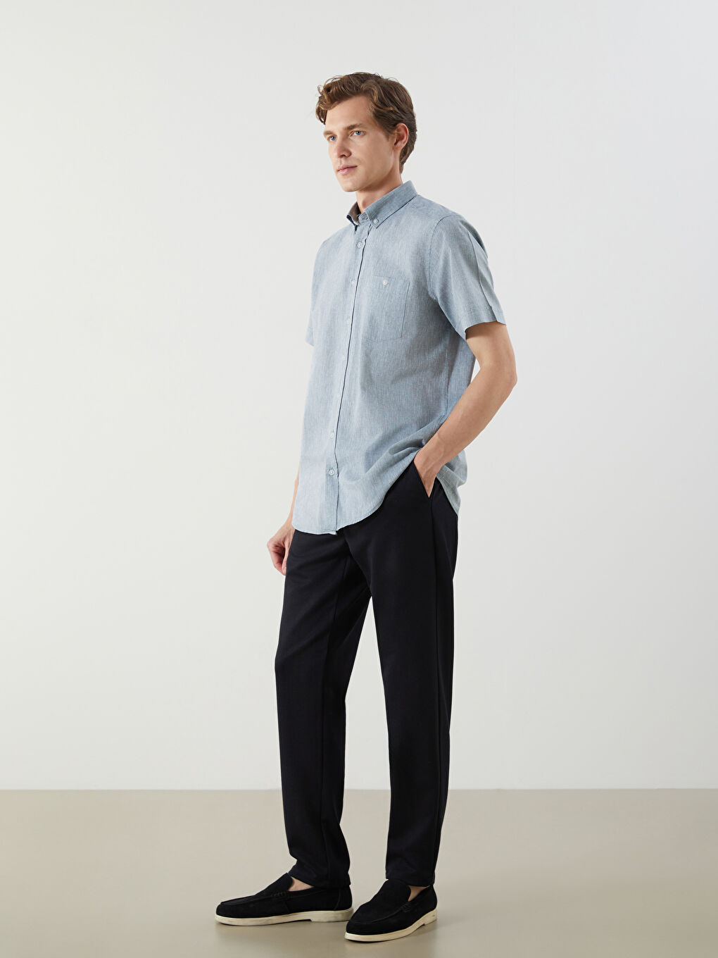 LCWAIKIKI Classic Slim Fit Men's Chino Trousers -W52652Z8-KN7