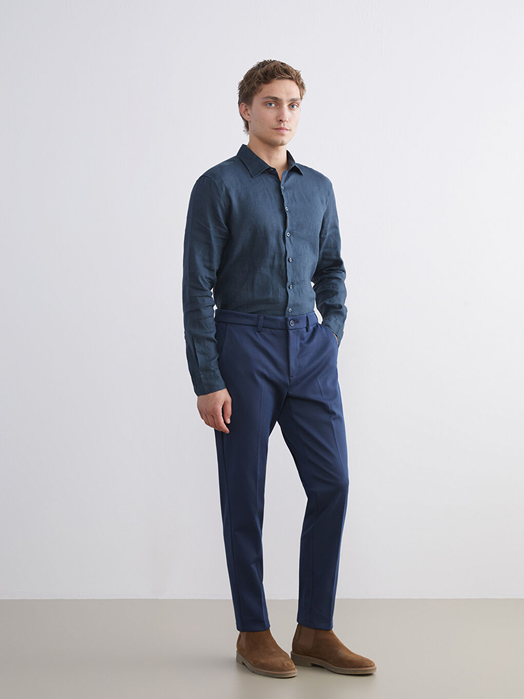 Slim Fit Men's Chino Trousers