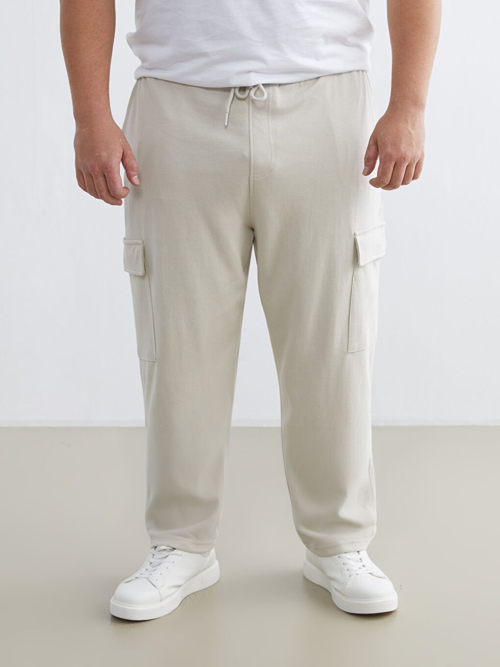 Gri Standart Kalıp Erkek Eşofman Altı-9