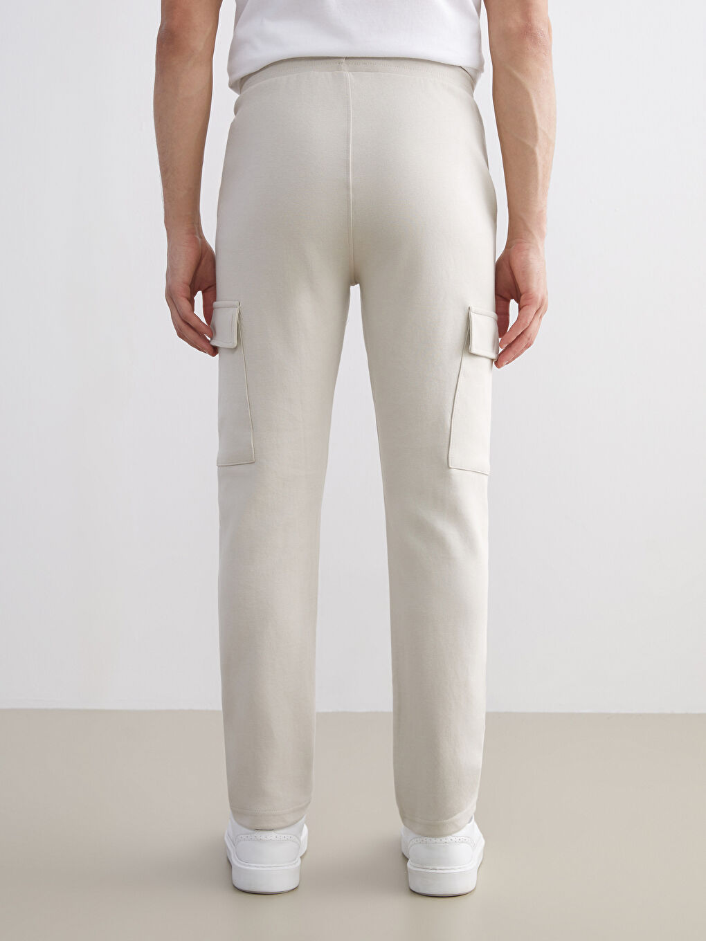 Gri Standart Kalıp Erkek Eşofman Altı-7