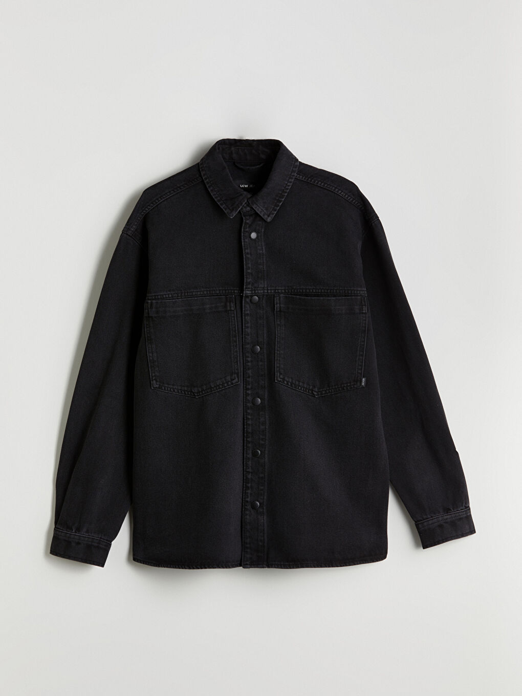 LCW Jeans Relaxed Fit Long Sleeve Men's Denim Shirt -W52676Z8-326