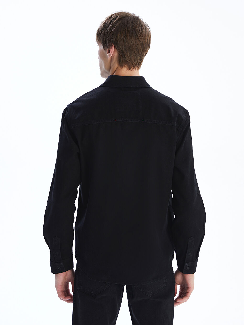LCW Jeans Regular Fit Long Sleeve Men's Denim Shirt -W52685Z8-326