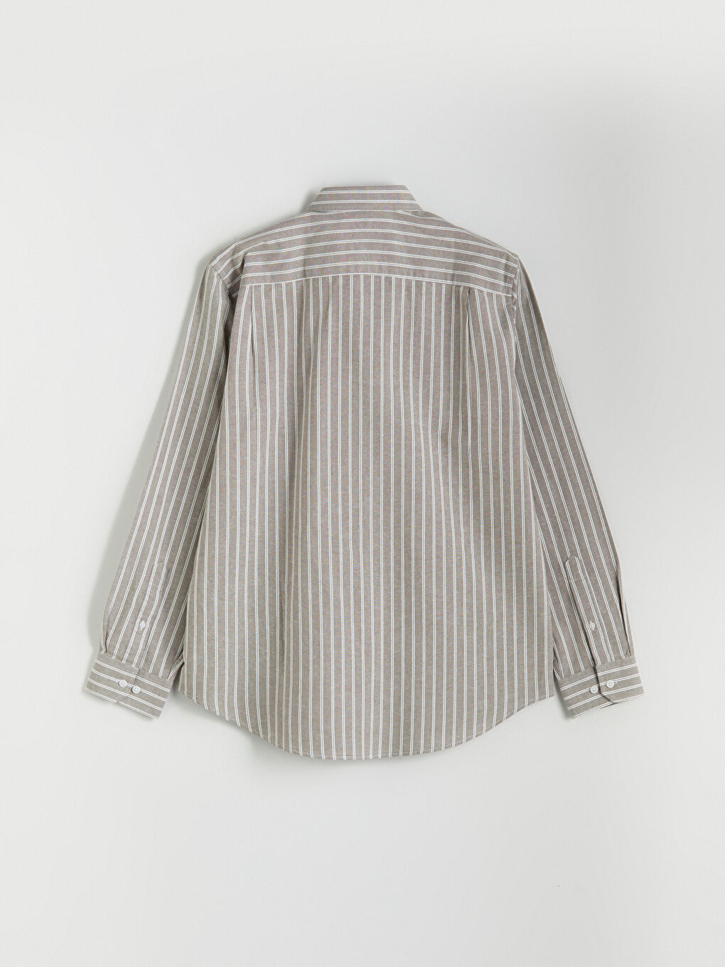 LCWAIKIKI Classic Regular Fit Long Sleeve Striped Men's Shirt -W52690Z8-ELZ