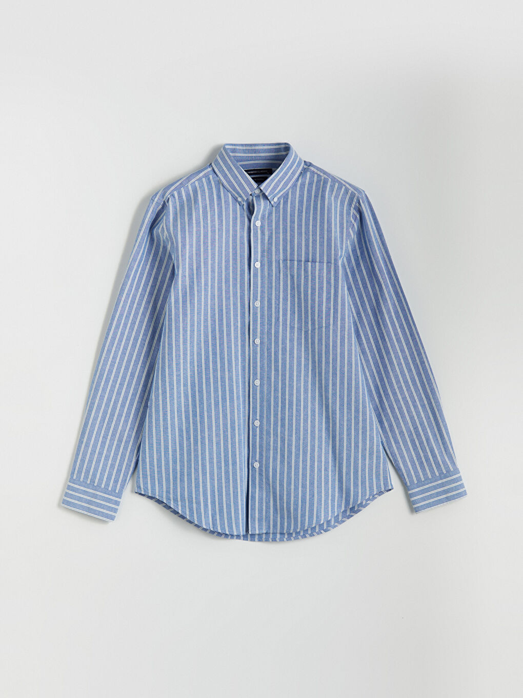 LCWAIKIKI Classic Regular Fit Long Sleeve Striped Men's Shirt -W52690Z8-LGB
