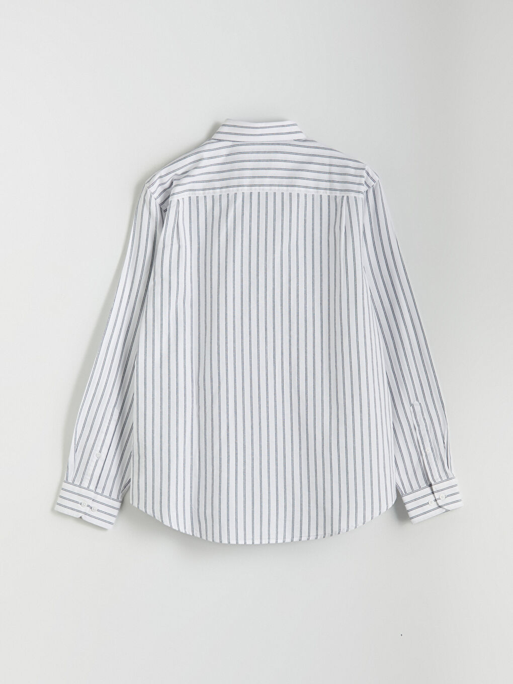 LCWAIKIKI Classic Regular Fit Long Sleeve Striped Men's Shirt -W52690Z8-MXM