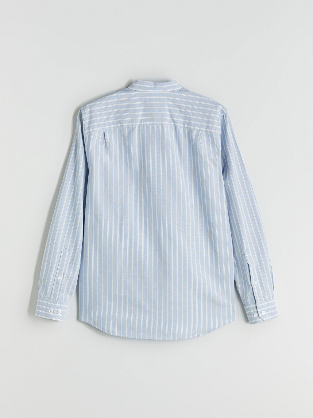 LCWAIKIKI Classic Regular Fit Long Sleeve Striped Men's Shirt -W52690Z8-LEM