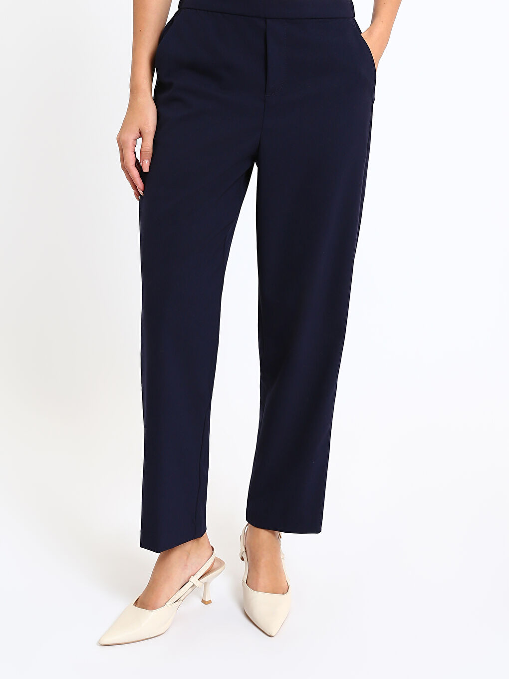 بنطلون نسائي بخصر مطاطي-3