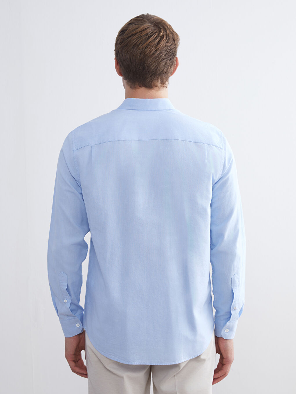 Mavi Regular Fit Uzun Kollu Oxford Erkek Gömlek-7