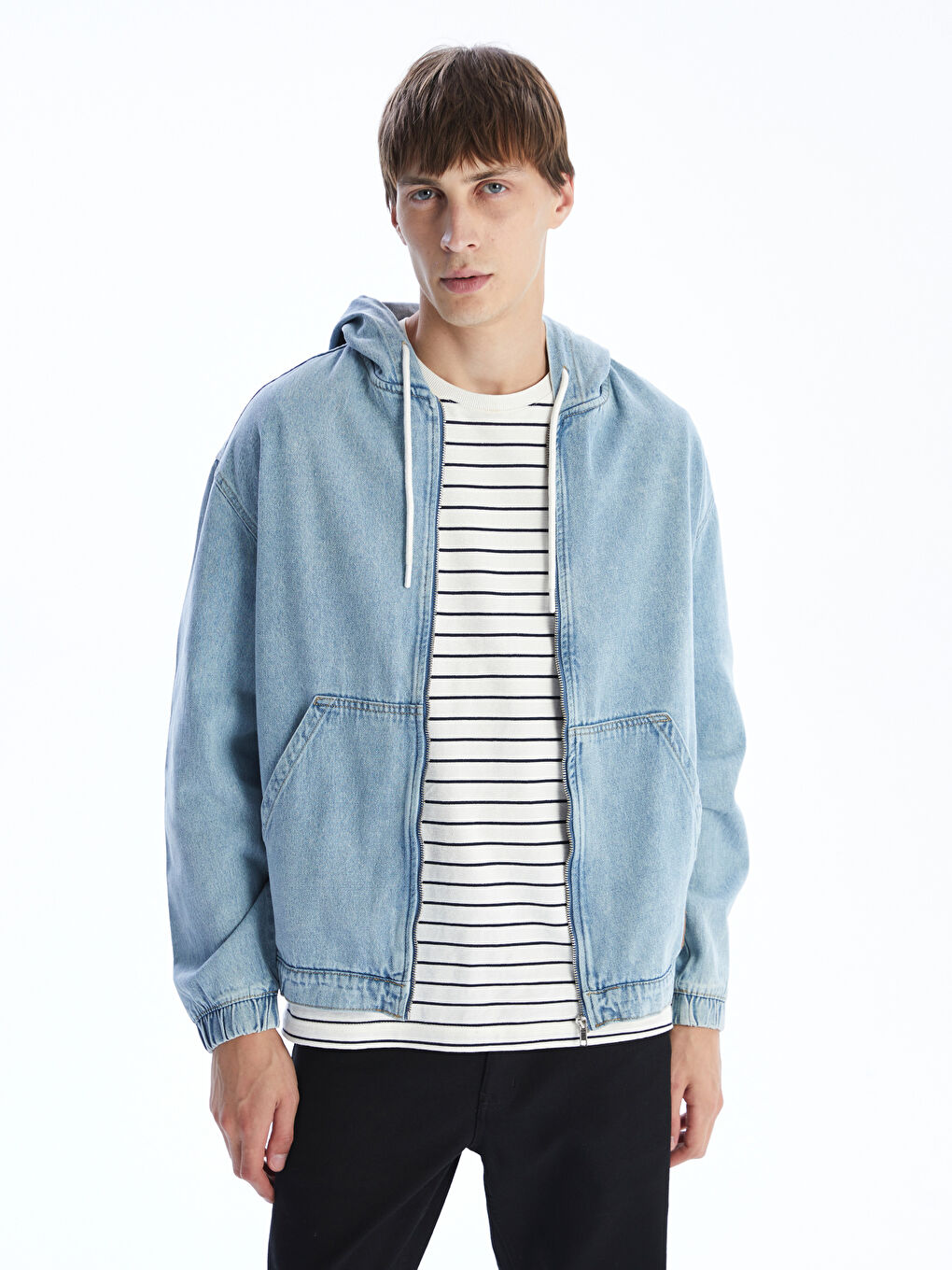 LCW Jeans جاكيت جينز رجال قصة مريحة -W52701Z8-311