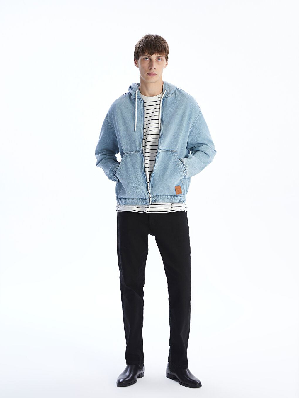 LCW Jeans جاكيت جينز رجال قصة مريحة -W52701Z8-311