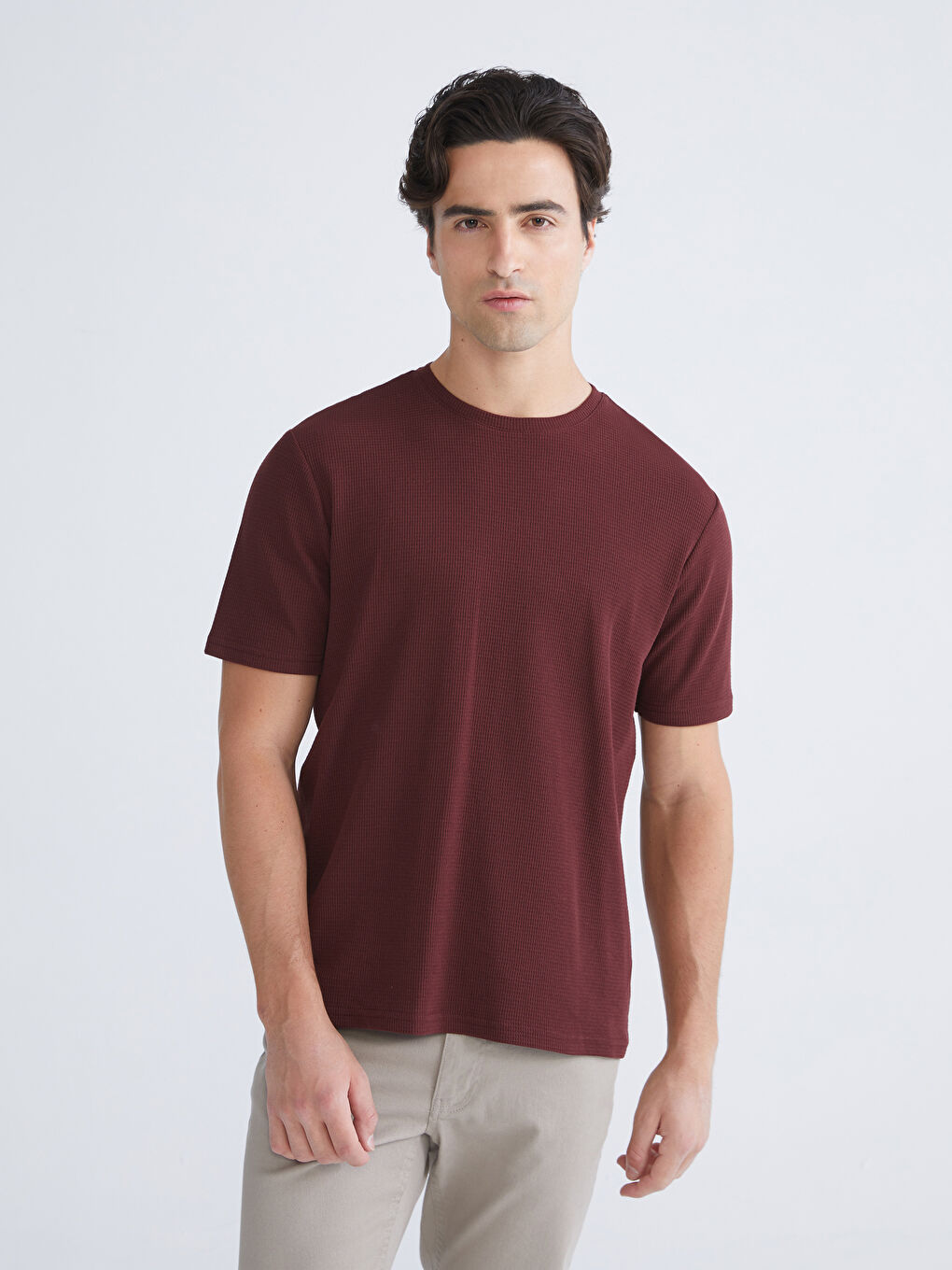 LCWAIKIKI Classic Crew Neck Men's T-Shirt -W52702Z8-VW1